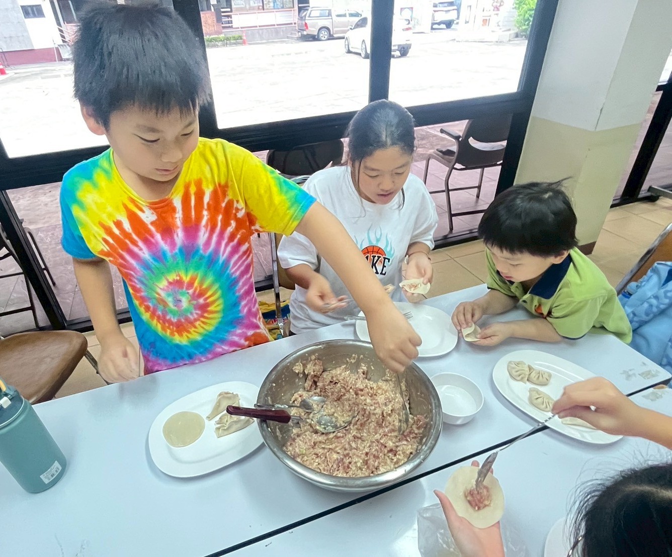 美食課(包水餃)