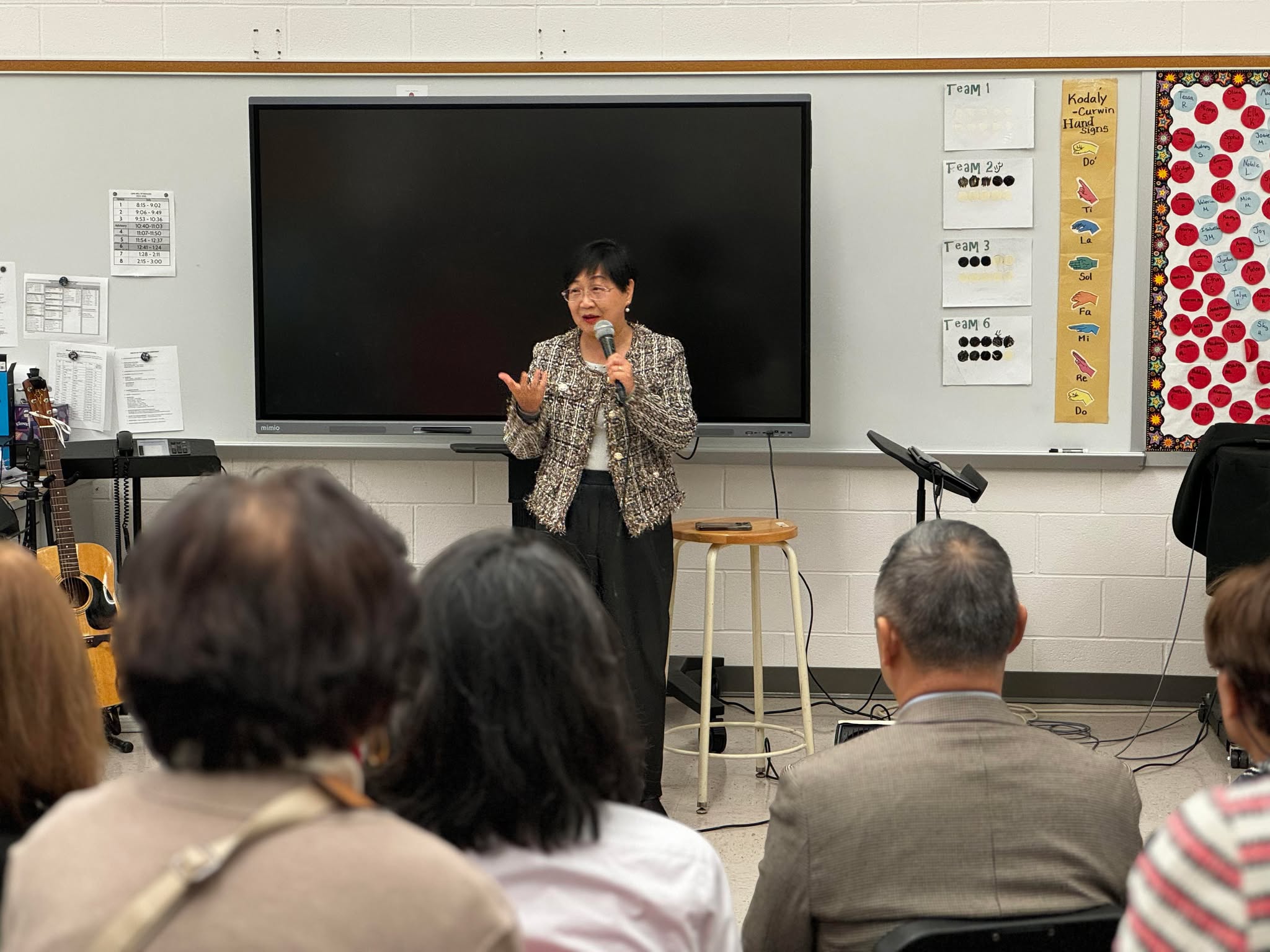 僑委會委員長造訪華府台灣學校 與師生座談探討華語文中心經營策略和經驗分享3