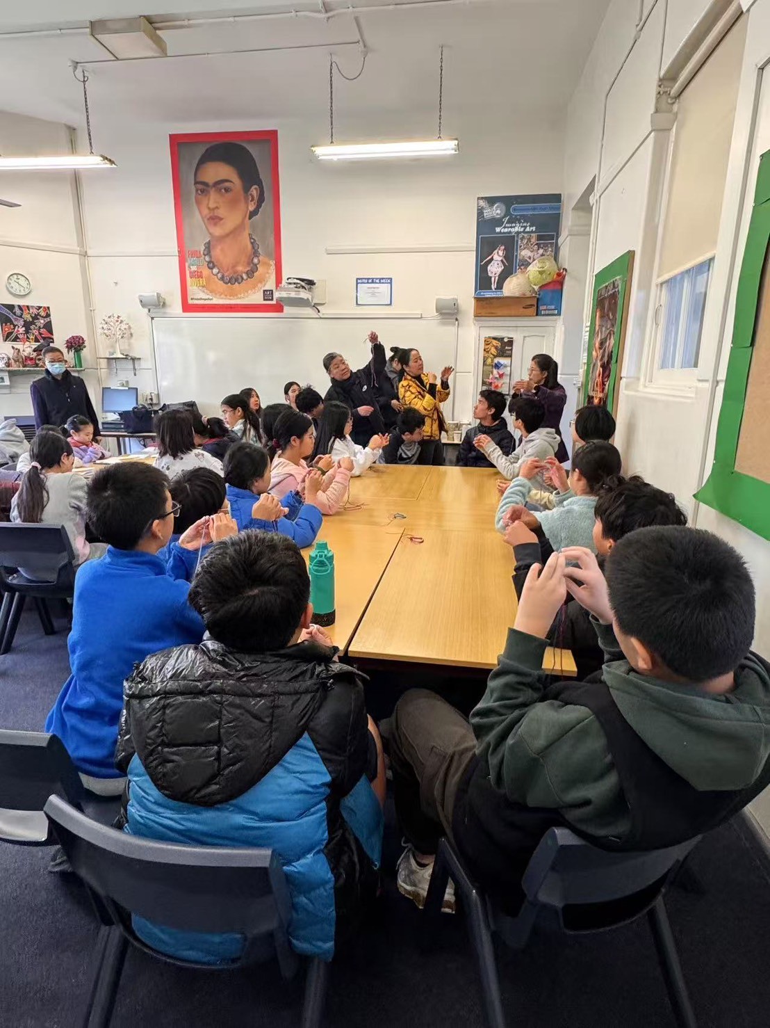 澳洲慈濟人文學校舉辦 手工藝教學活動 —— 如意結編織課5