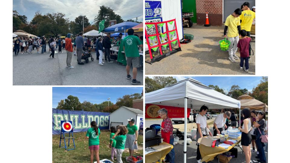 文化，美食，及創意遊戲攤位