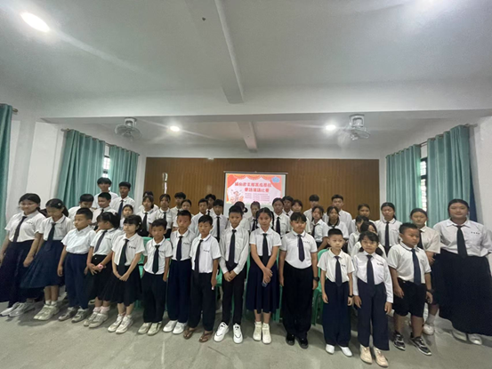 緬甸密支那育成學校舉辦「正體漢字文化節」中、小學生華語演講比賽活動2