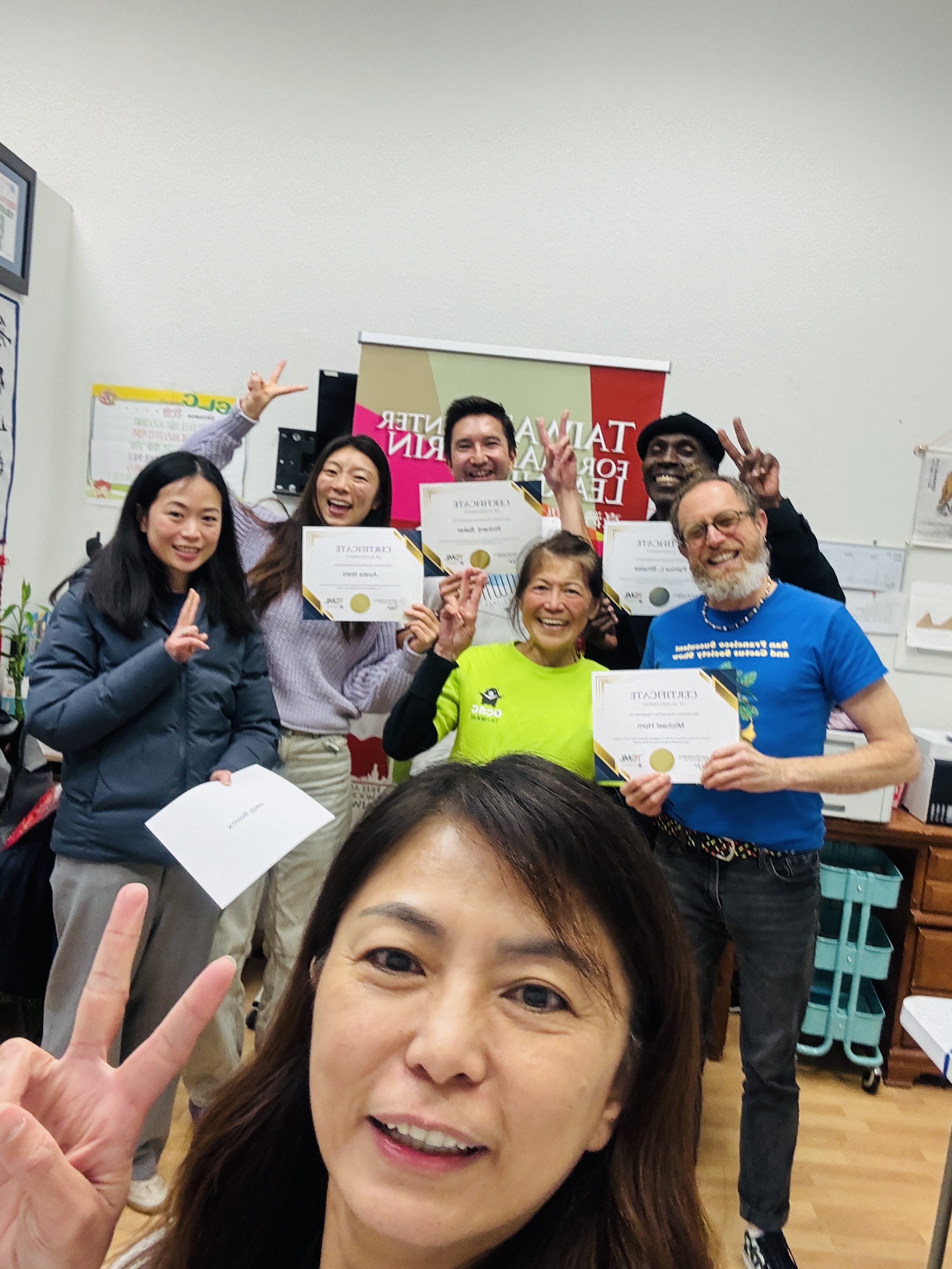 結業了，真開心