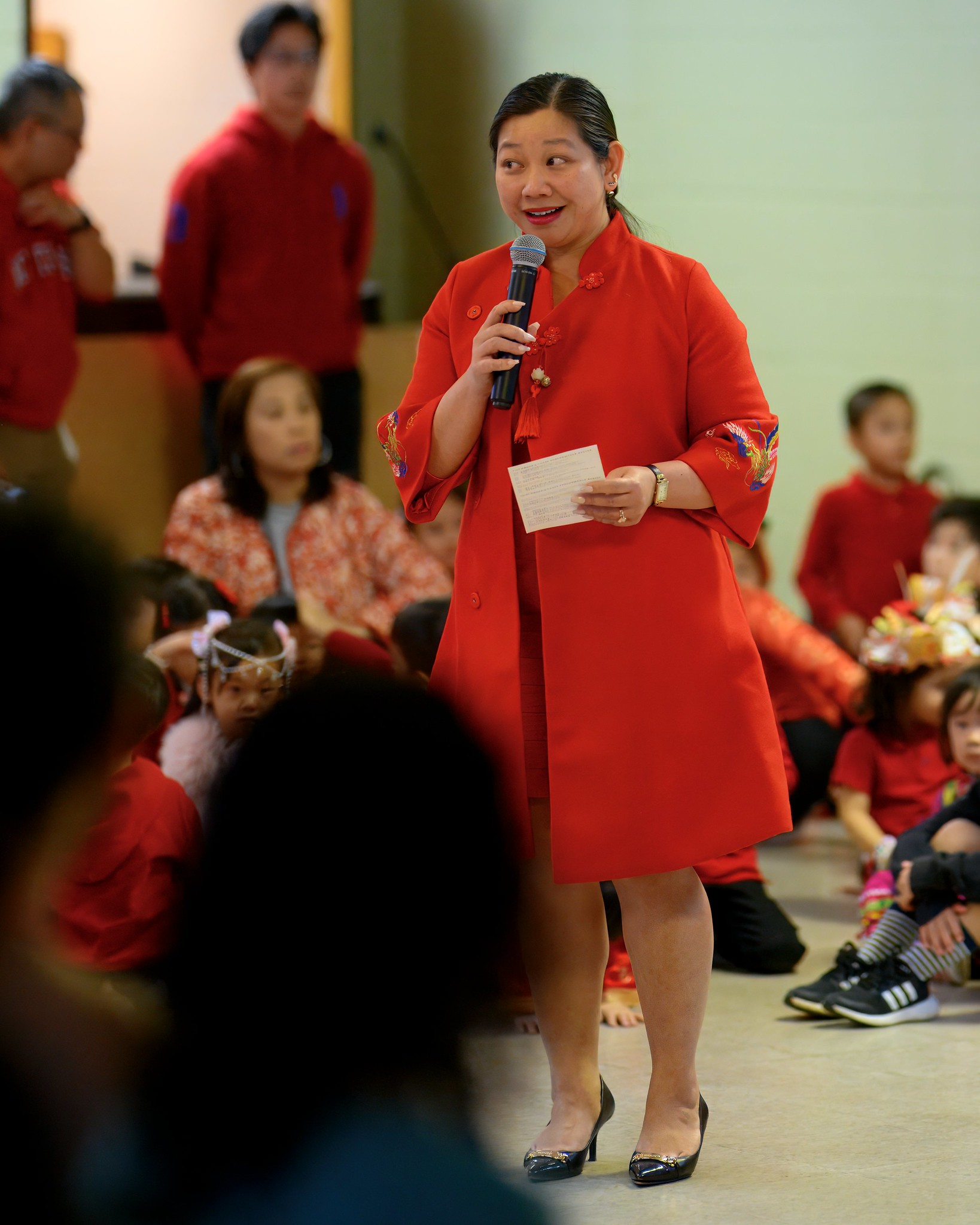 青蛇歡騰 洛麗中文學校喜迎新年6