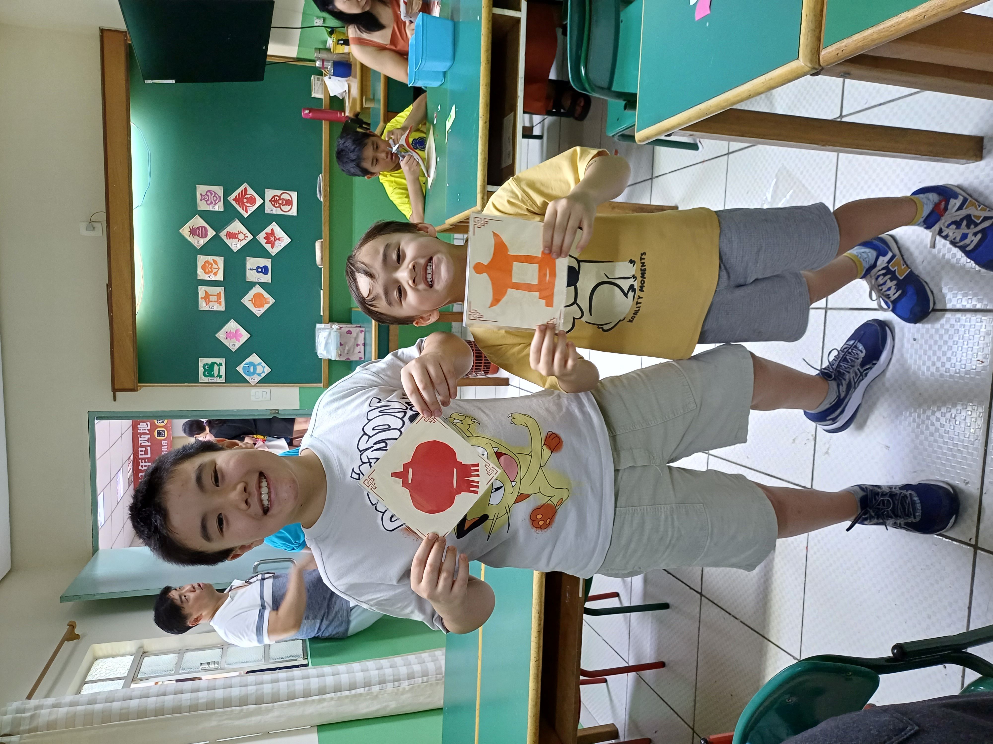 藝文體驗活動現場-剪紙