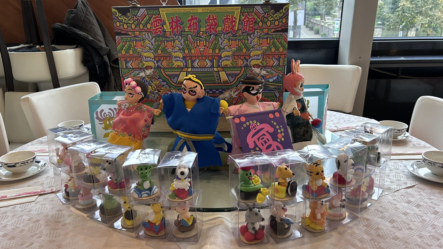 展示在臺培訓時的成果