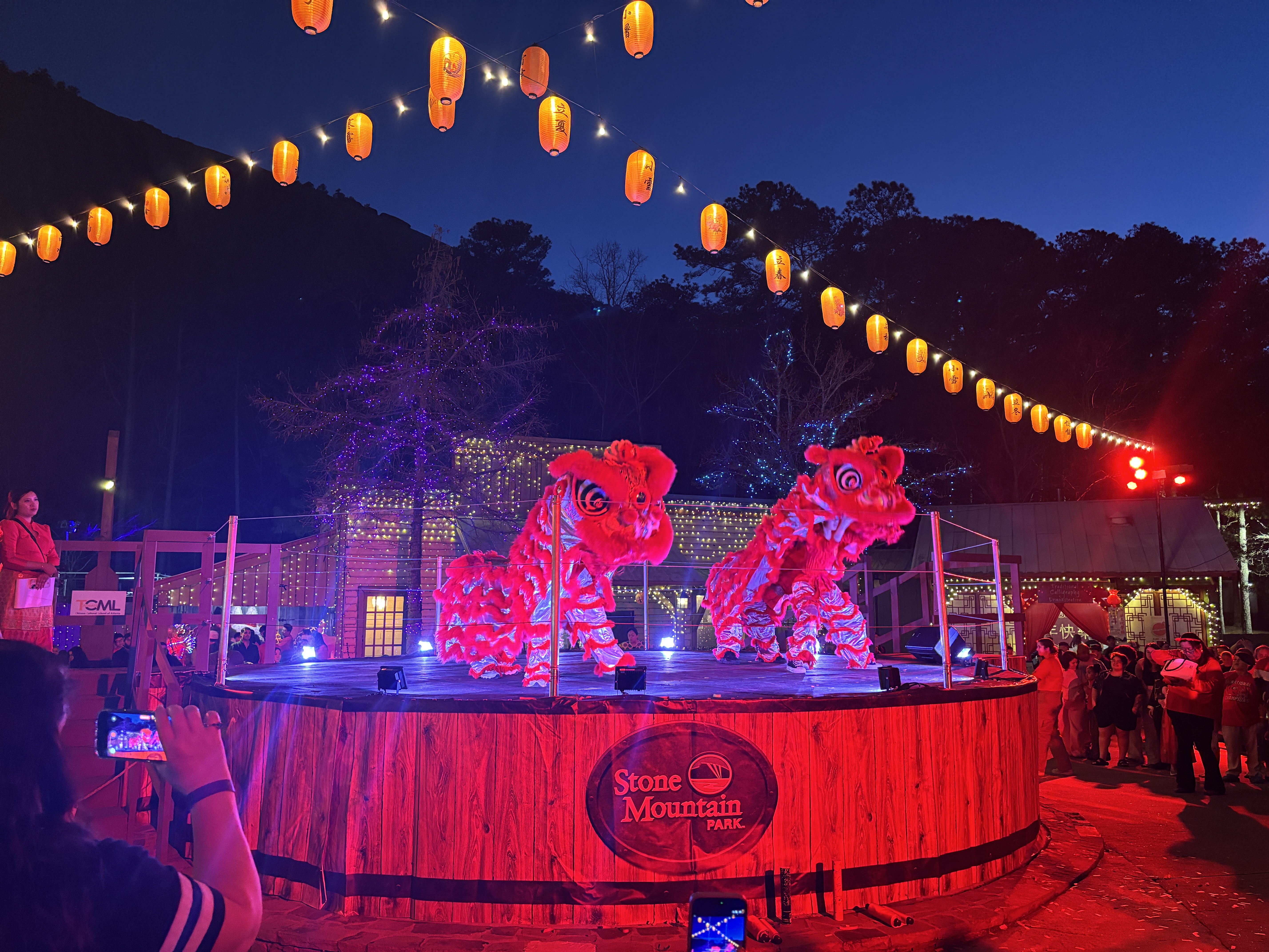 舞獅表演廣受好評