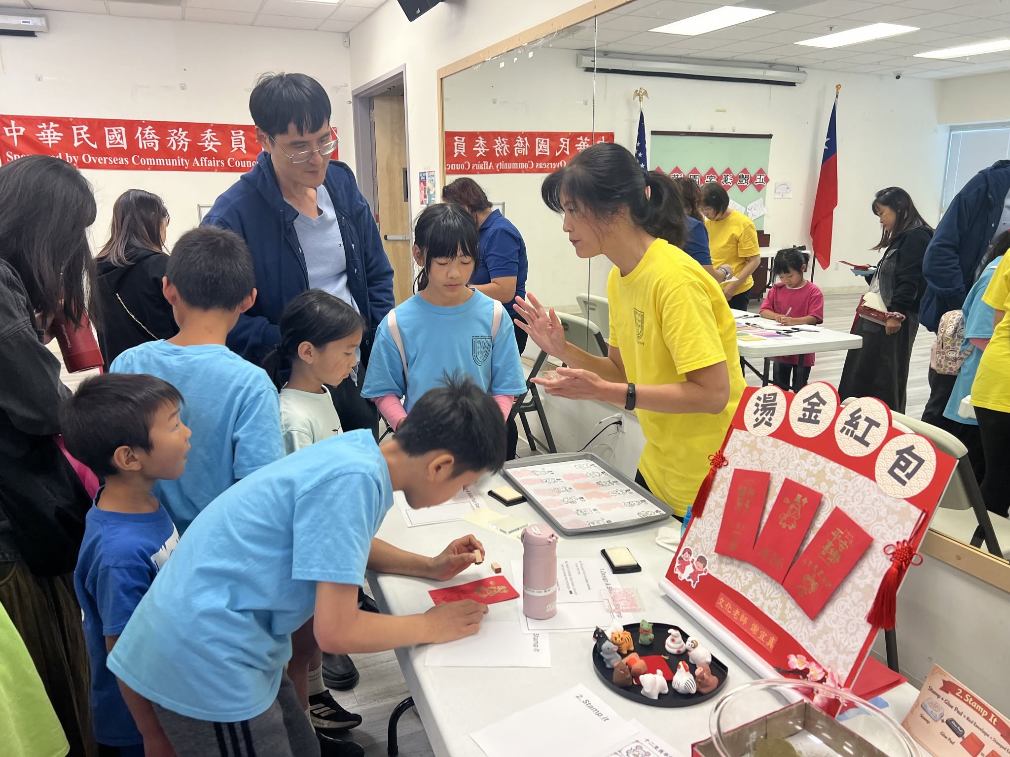 正體漢字文化節園遊會攤位之一