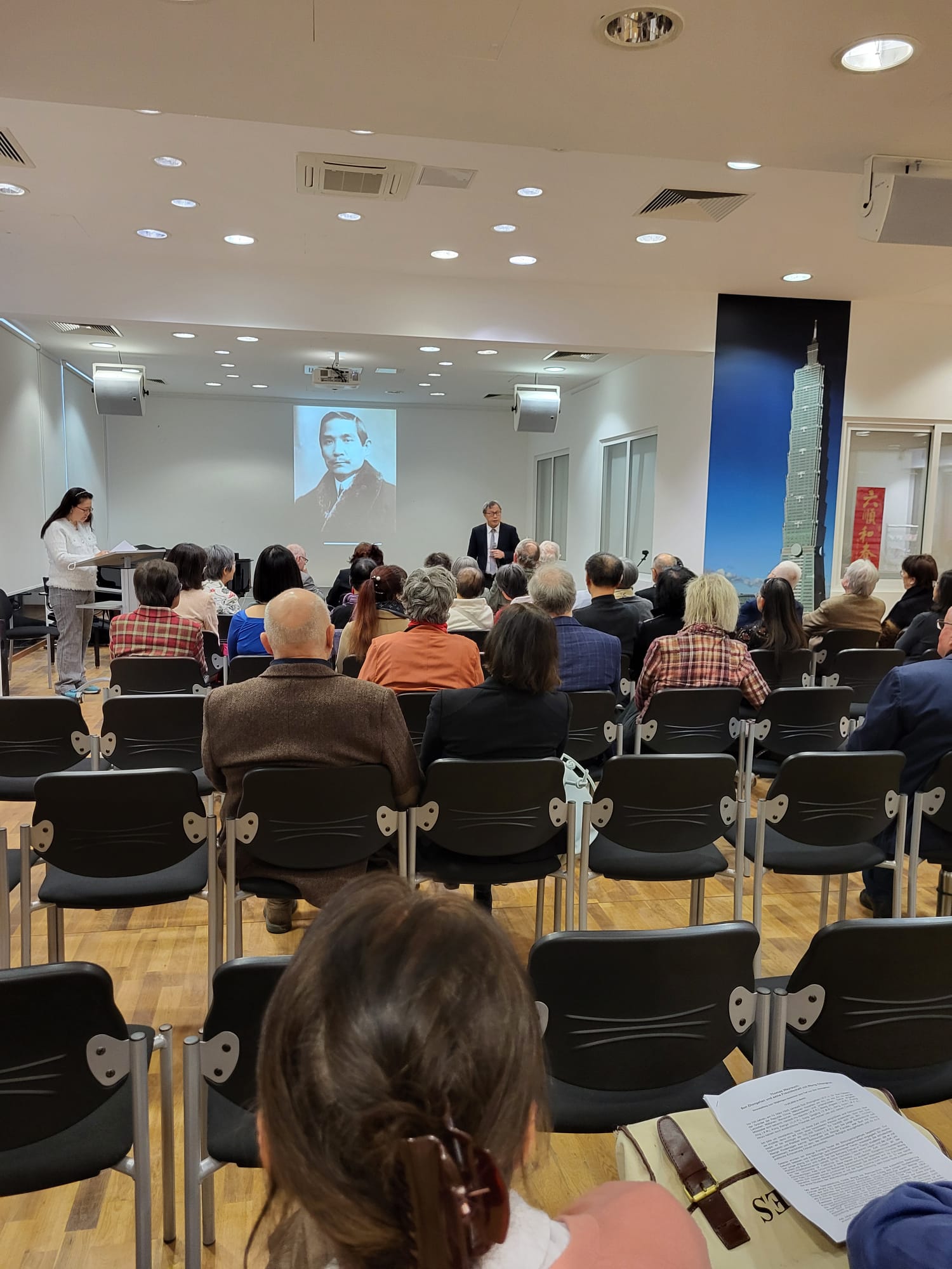 謝大使於開幕典禮中致詞