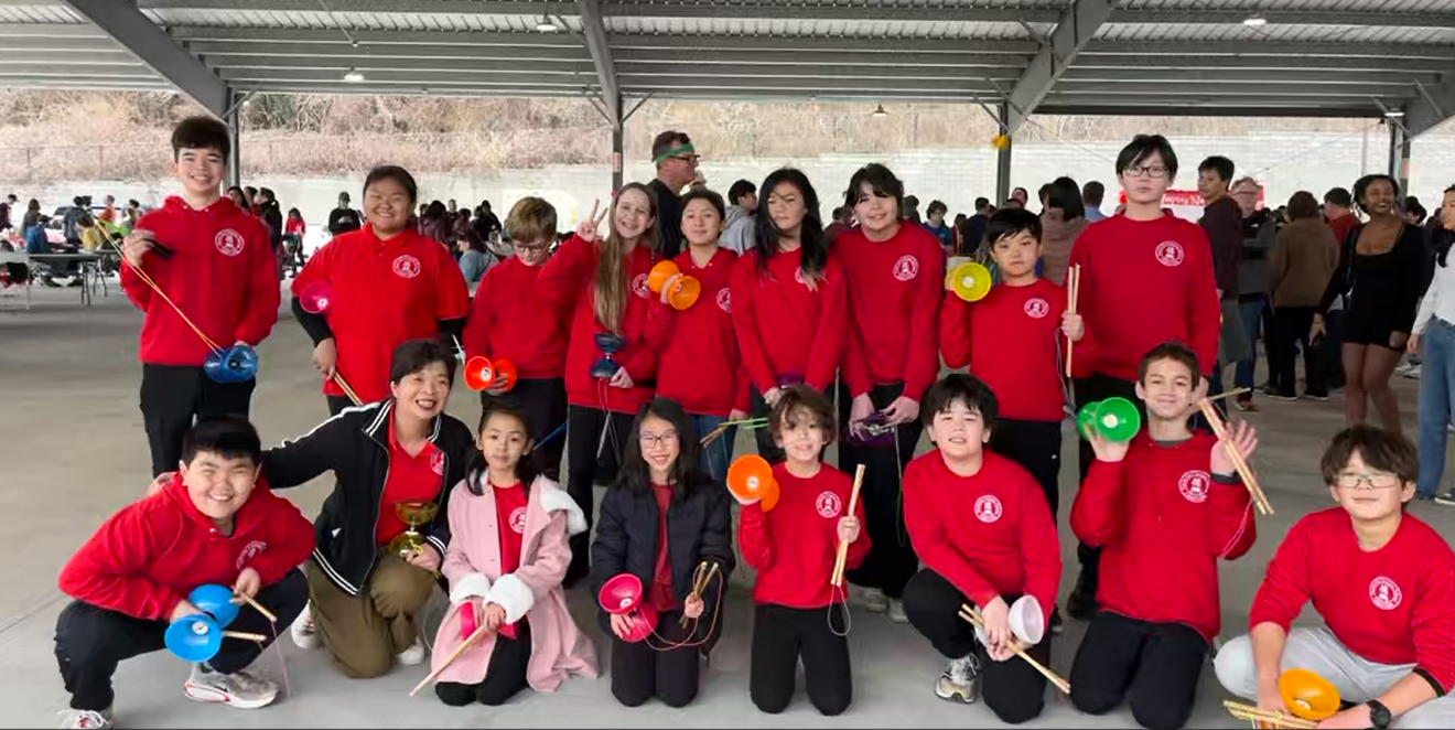 田州大納城中文學校扯鈴迎新春3