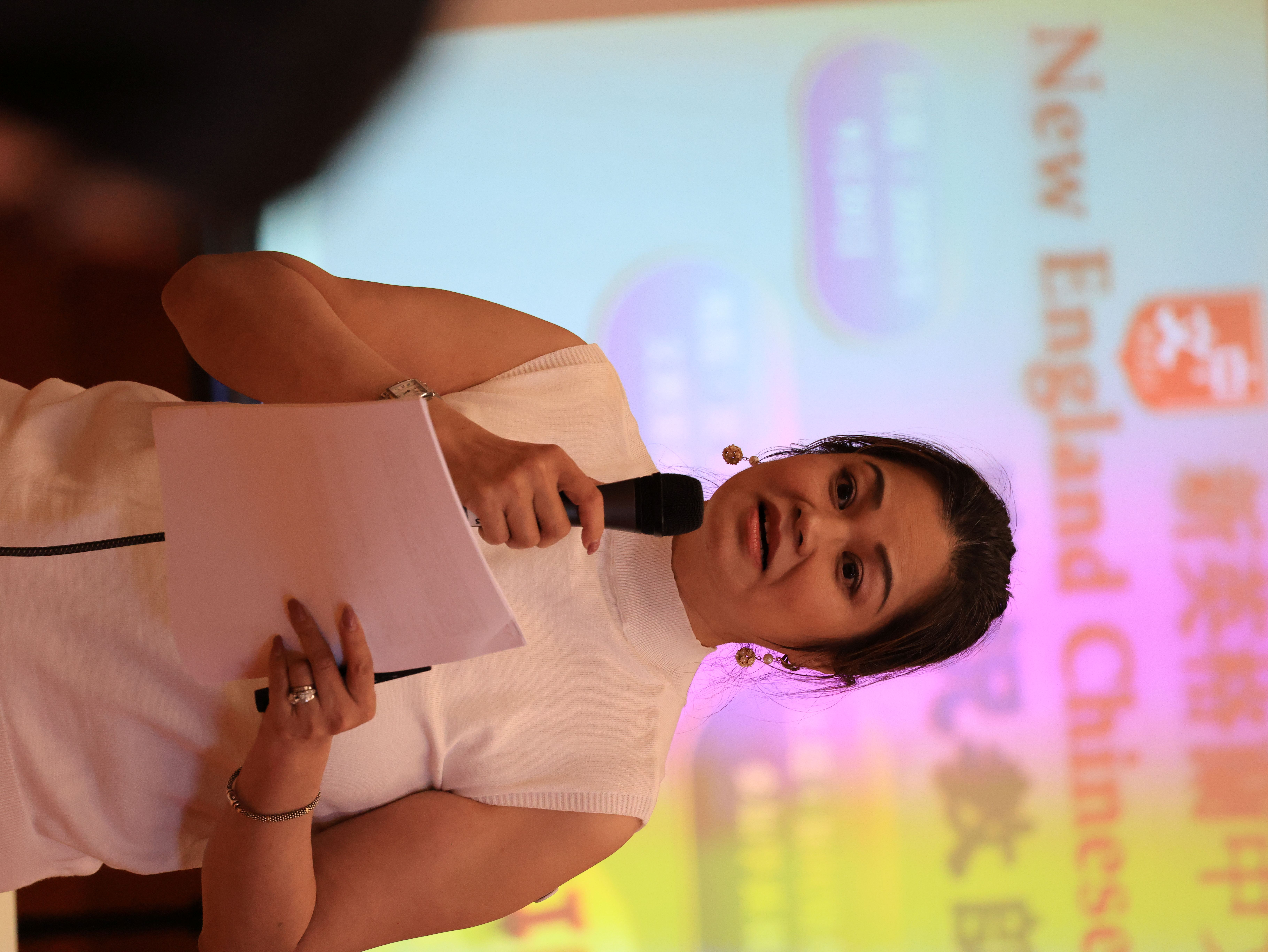 專題講座講師，美東中文學校協會會長林美華