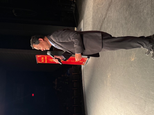 貴賓黃正杰主任勉勵學生：勇敢承擔文化使命