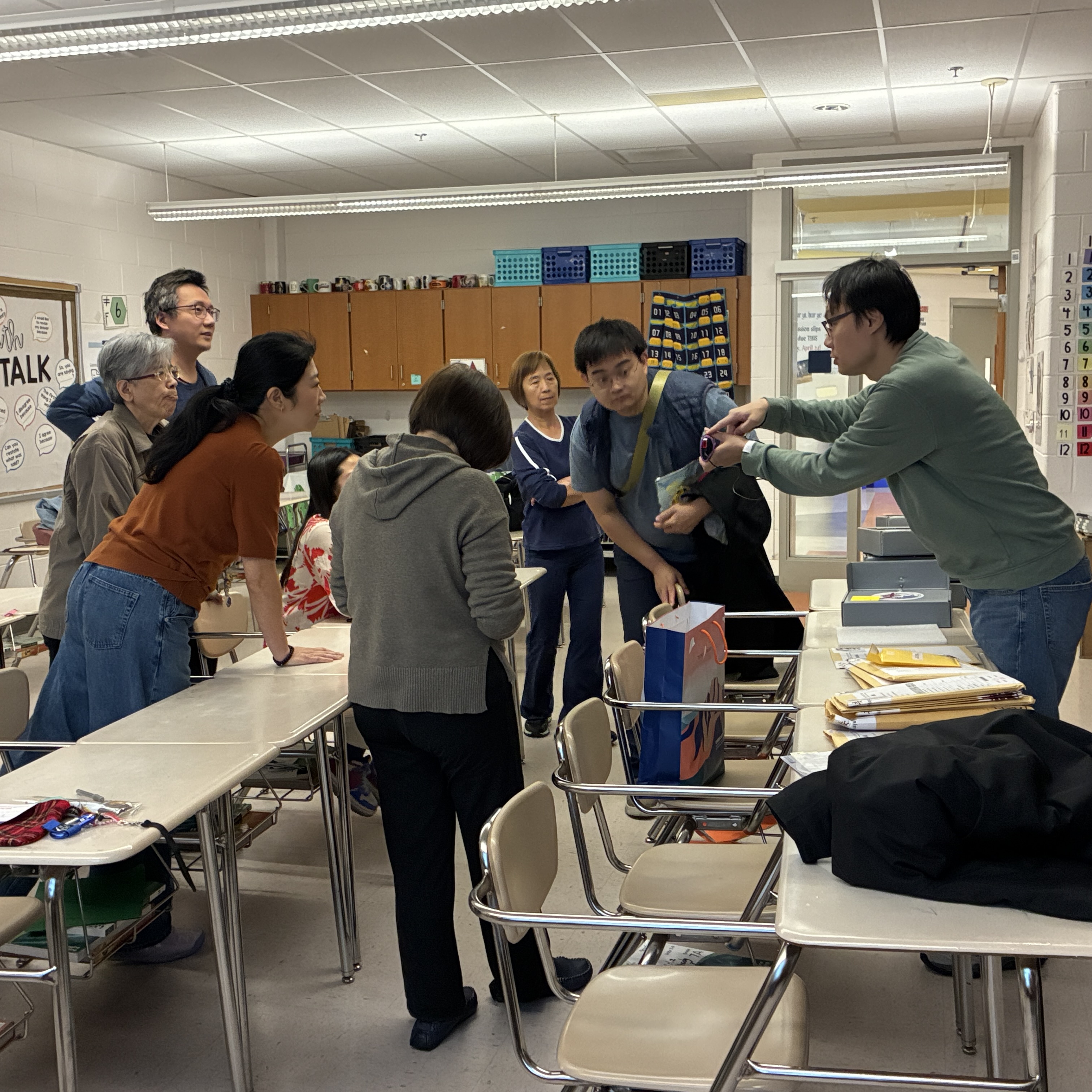 教育組陳奕達秘書親臨現場指導