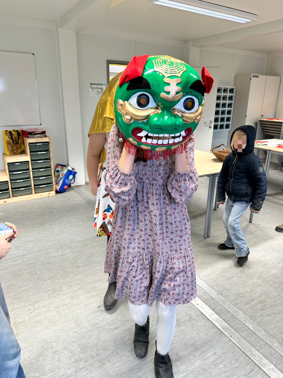 德國學生體驗台灣獅