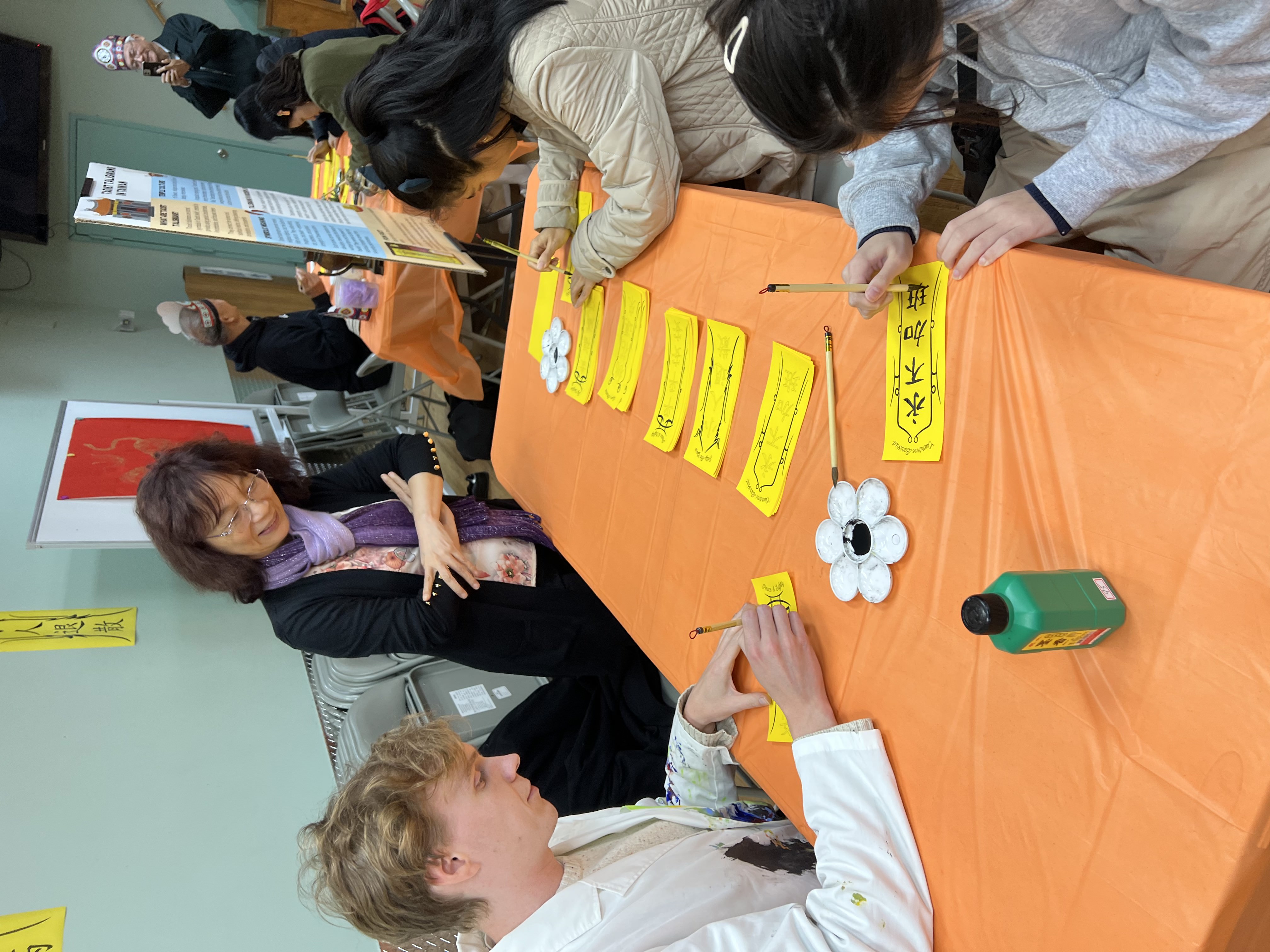 文化體驗攤位（符咒書寫）